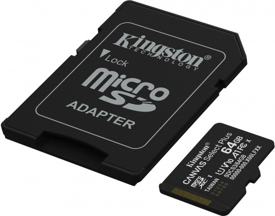 Карта памяти microSDXC Class 10 UHS-I Kingston SDCS3/64GB