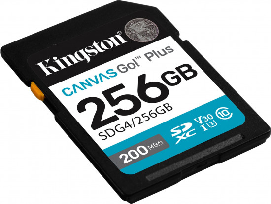 Карта памяти SD Class 10 U3 Kingston SDG4/128GB