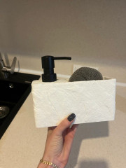 Диспенсер для моющего средства с подставкой для губки «Pearl» - Фото 5