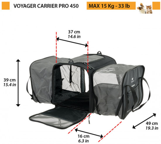 Сумка-переноска для собак и кошек «Carrier Pro»