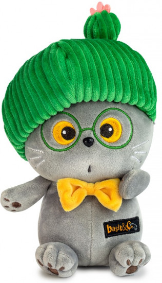 Игрушка мягкая «Кот Басик. Ботаник»