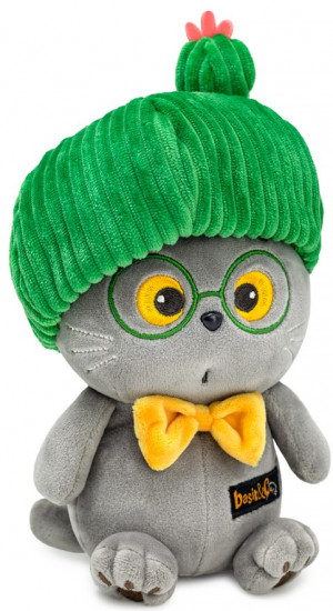 Игрушка мягкая «Кот Басик. Ботаник»