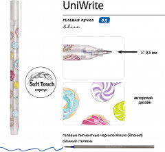 Ручка гелевая UniWrite «Сладкое настроение» - Фото 2