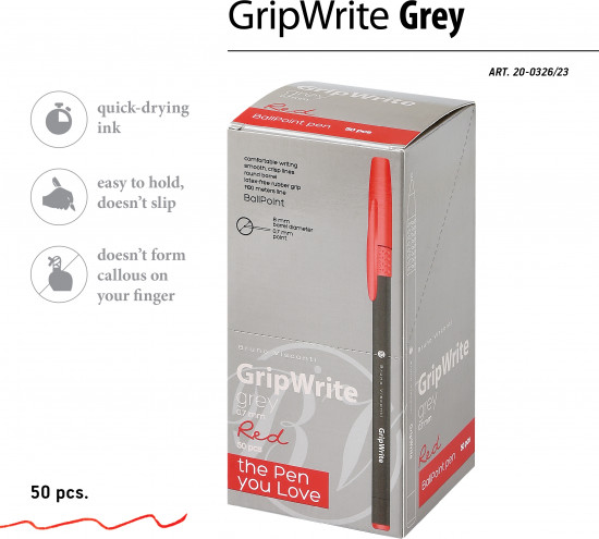 Ручка шариковая «GripWrite Grey»