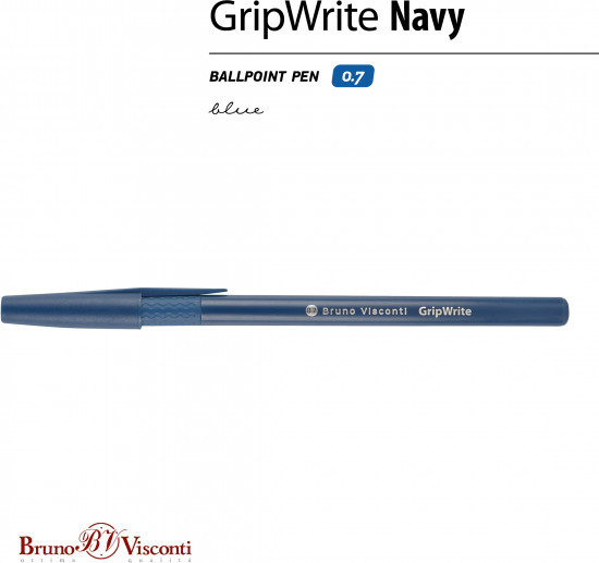 Ручка шариковая GripWrite Navy