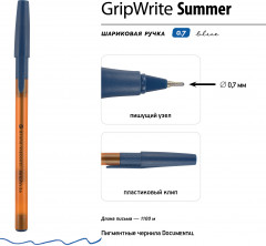 Ручка шариковая GripWrite Summer - Фото 3