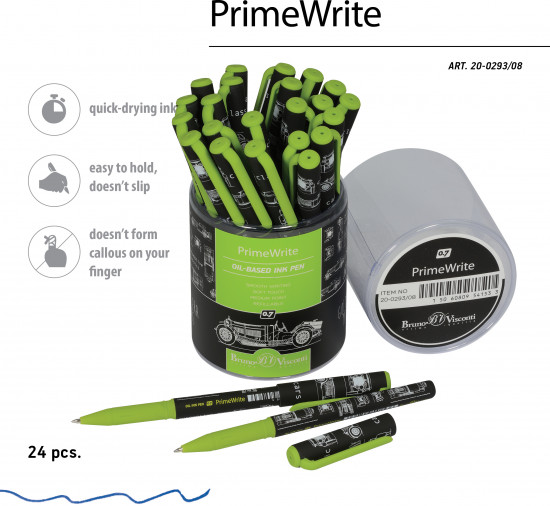 Ручка шариковая PrimeWrite со стираемыми чернилами «Blueprint. Автомобиль»