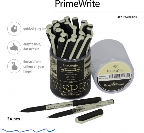 Ручка шариковая PrimeWrite со стираемыми чернилами «Газета-1»