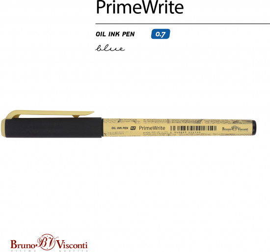 Ручка шариковая PrimeWrite со стираемыми чернилами «Газета-2»