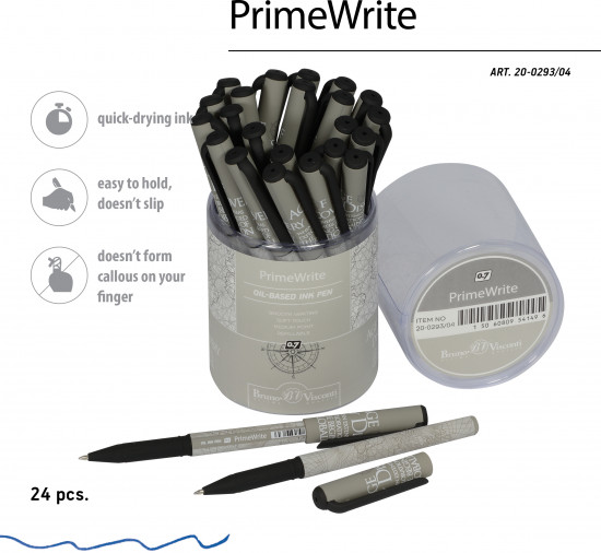Ручка шариковая PrimeWrite со стираемыми чернилами «Карта мира»