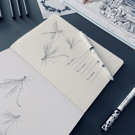 Ручка шариковая автоматическая ArtClick «Одуванчики»