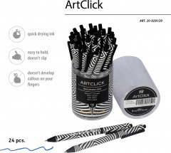 Ручка шариковая автоматическая ArtClick «Оптическая иллюзия» - Фото 3