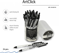 Ручка шариковая автоматическая ArtClick «Человекозебра» - Фото 4