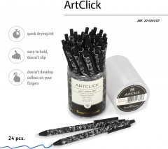 Ручка шариковая автоматическая ArtClick «Чертежи» - Фото 5