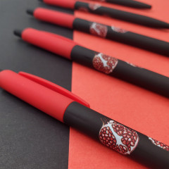 Ручка шариковая автоматическая HappyClick «Fresh and fruity. Гранат» - Фото 5