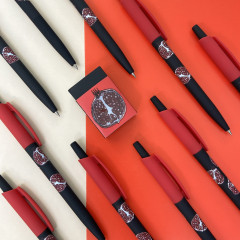 Ручка шариковая автоматическая HappyClick «Fresh and fruity. Гранат» - Фото 7