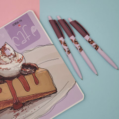 Ручка шариковая автоматическая HappyClick «Кофемания. Чизкейк» - Фото 7
