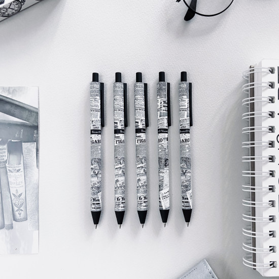 Ручка шариковая автоматическая ArtClick «Газета»