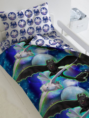 Комплект постельного белья «Фурии» (1,5-спальный, хлопок, 1 наволочка 50×70) - Фото 1