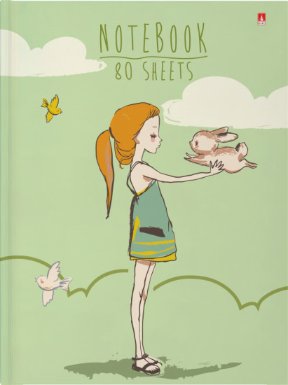 Блокнот «Girl and Rabbit»