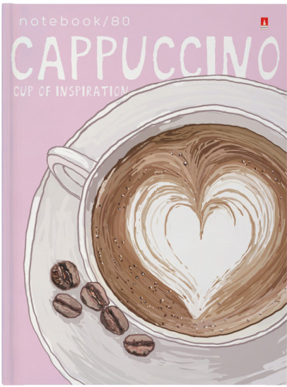 Блокнот «Счастье в кофе. Cappuccino»