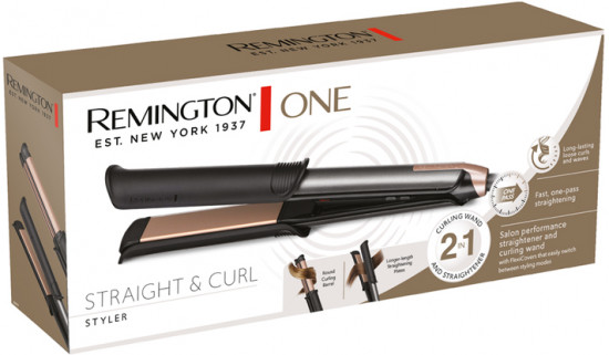 Выпрямитель для волос Remington S6077 One Straight & Curl Styler