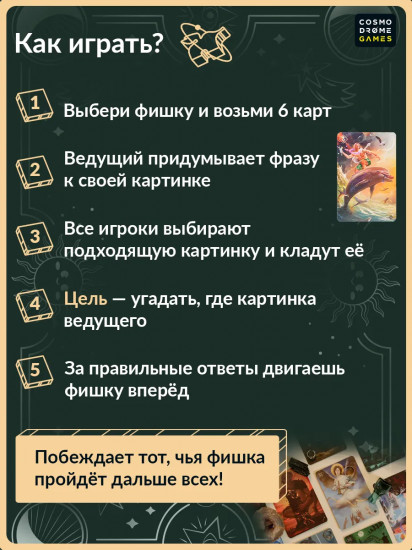 Игра настольная «Имаджинариум. Таро»
