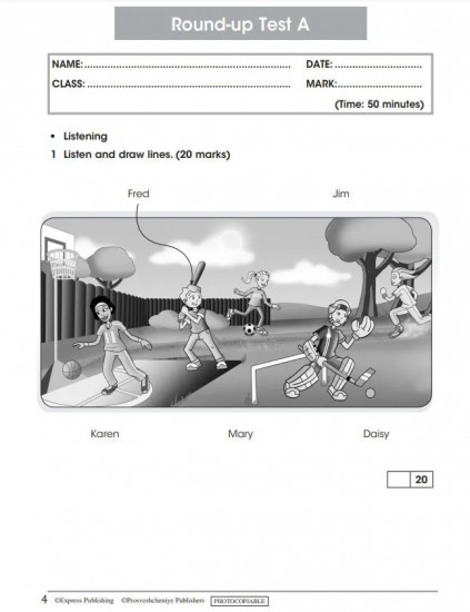 Английский язык. 4 класс. Контрольные задания. Starlight. Test Booklet