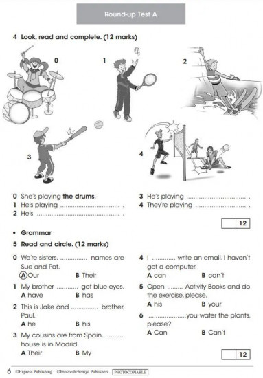 Английский язык. 4 класс. Контрольные задания. Starlight. Test Booklet