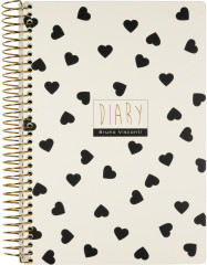 Ежедневник «Black and white. Сердечки» - Фото 1