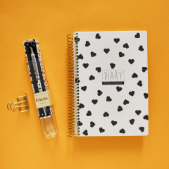 Ежедневник «Black and white. Сердечки» - Фото 10