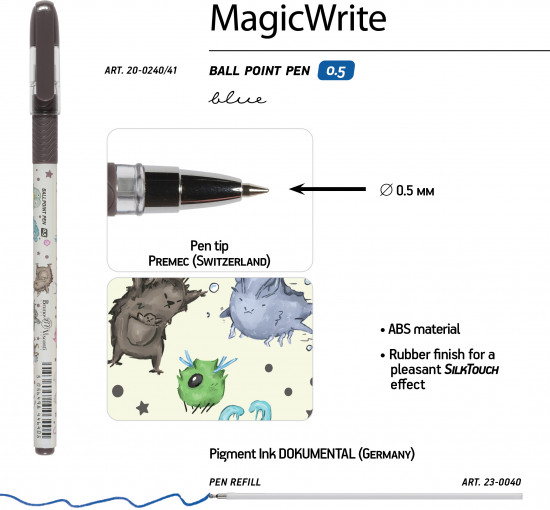Набор ручек «Magicwrite Монстрики Happy»