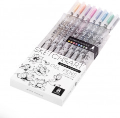 Набор ручек «SketchandArt Uni Write. Metallic» - Фото 4