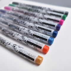 Набор ручек «SketchandArt Uni Write. Metallic» - Фото 6