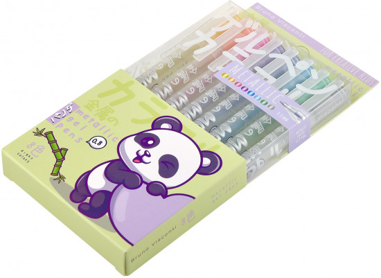 Набор ручек «UniWrite Metallic. Kawaii animals»