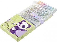 Набор ручек «UniWrite Metallic. Kawaii animals» - Фото 2