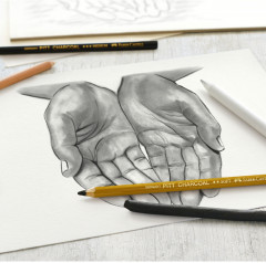 Набор угля и угольных карандашей «Charcoal Sketch» - Фото 1