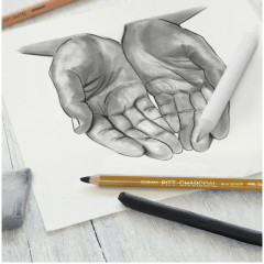 Набор угля и угольных карандашей «Charcoal Sketch» - Фото 2