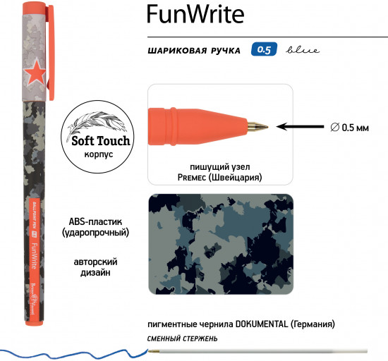 Набор ручек «Funwrite. Military. Airforce»