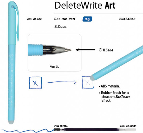 Набор ручек «Deletewrite. Принцесса»