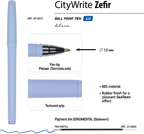 Набор ручек «Citywrite. Zefir»