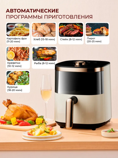 Аэрофритюрница Deerma Air Fryer DEM-KZ30W