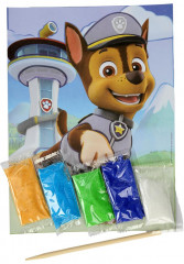 Аппликация из песка «Щенячий патруль» - Фото 1