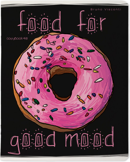 Набор подарочный «Food in black. Пончик донатс»