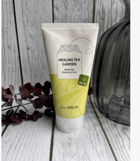 Пенка для умывания «Healing Tea Garden Green Tea Cleansing Foam»