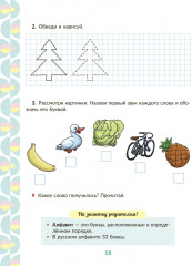 Рабочая тетрадь для подготовки к школе. Обучение грамоте. Звуки и буквы, слоги, ударение - Фото 5
