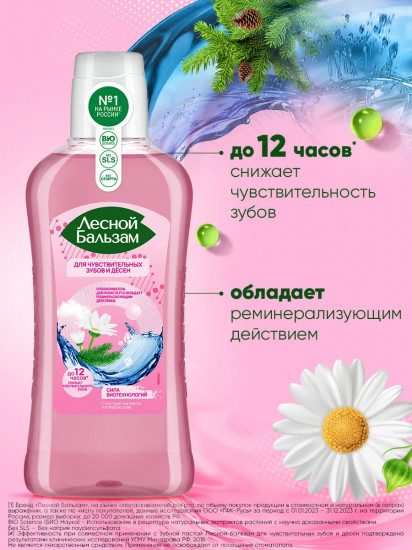 Ополаскиватель для полости рта «Для чувствительных зубов и десен»