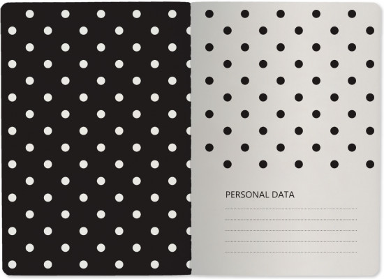 Тетрадь общая «Black polkadot»