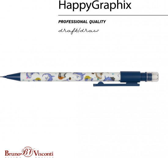 Карандаш механический «HappyGraphix. Акулы»
