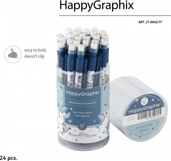 Карандаш механический «HappyGraphix. Акулы»
